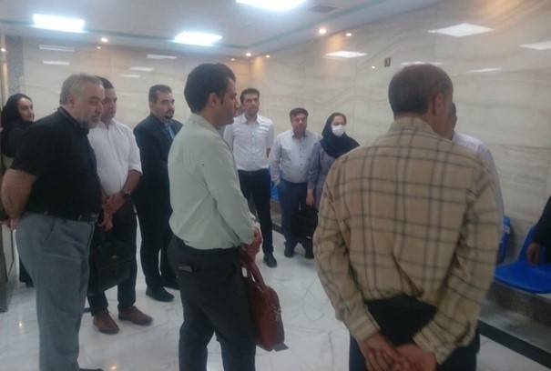 Visiting Montazeri Hospital in Najaf Abad